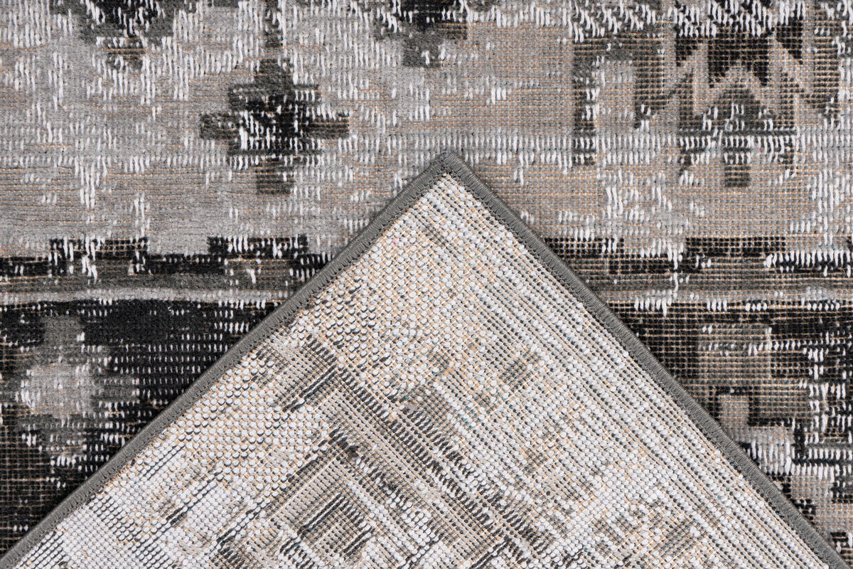 360Living Teppich Ariya grau B/L: ca. 200x290 cm Ariya - grau (200,00/290,00cm) - 360Living