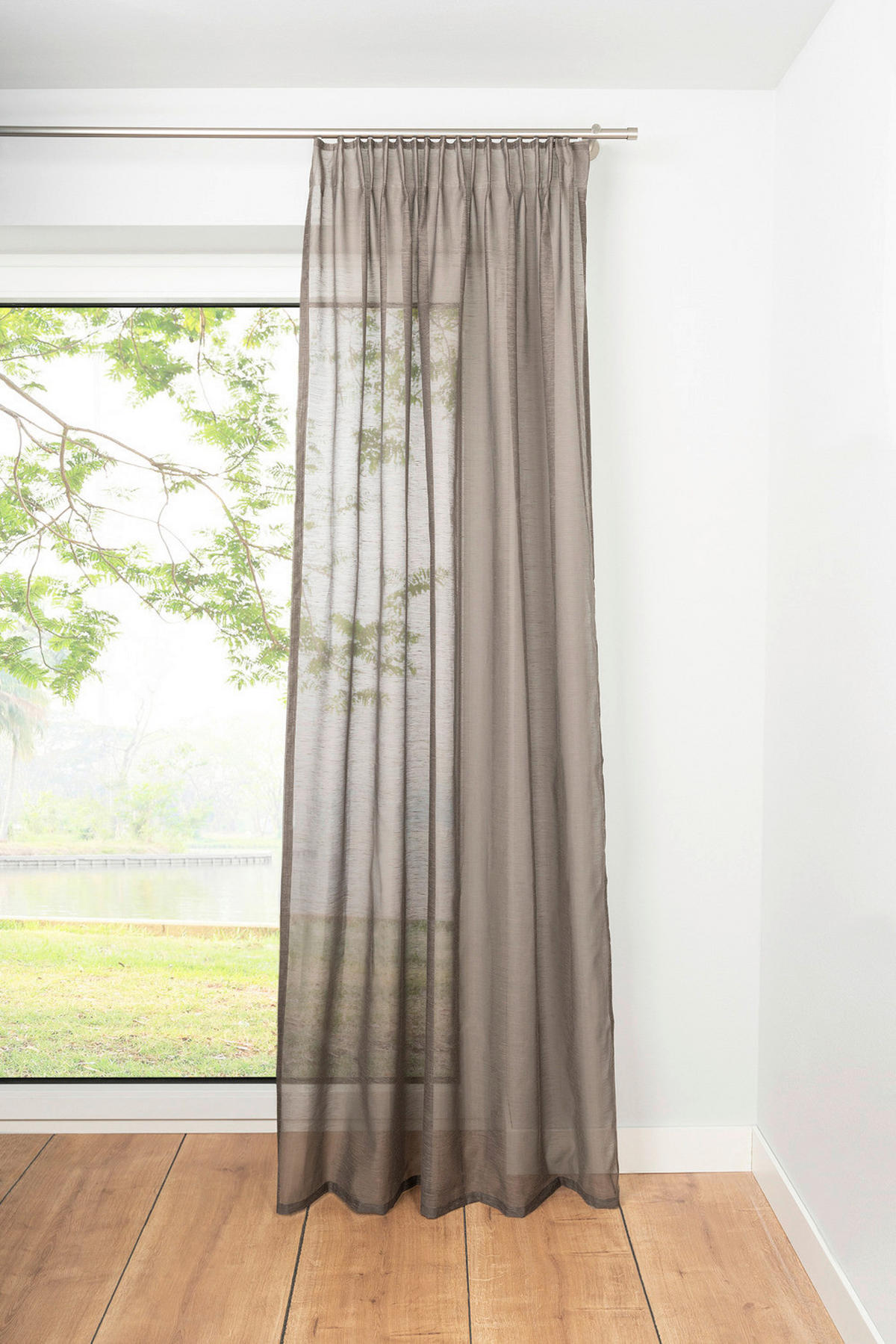 Kombivorhang 2er Pack Soft taupe B/L: ca. 135x300 cm Soft - taupe (135,00/300,00cm)