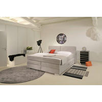 Boxspringbett Happy grau hell Liegefläche B/L: ca. 180x200 cm Happy - grau (192,00/100,00/220,00cm)