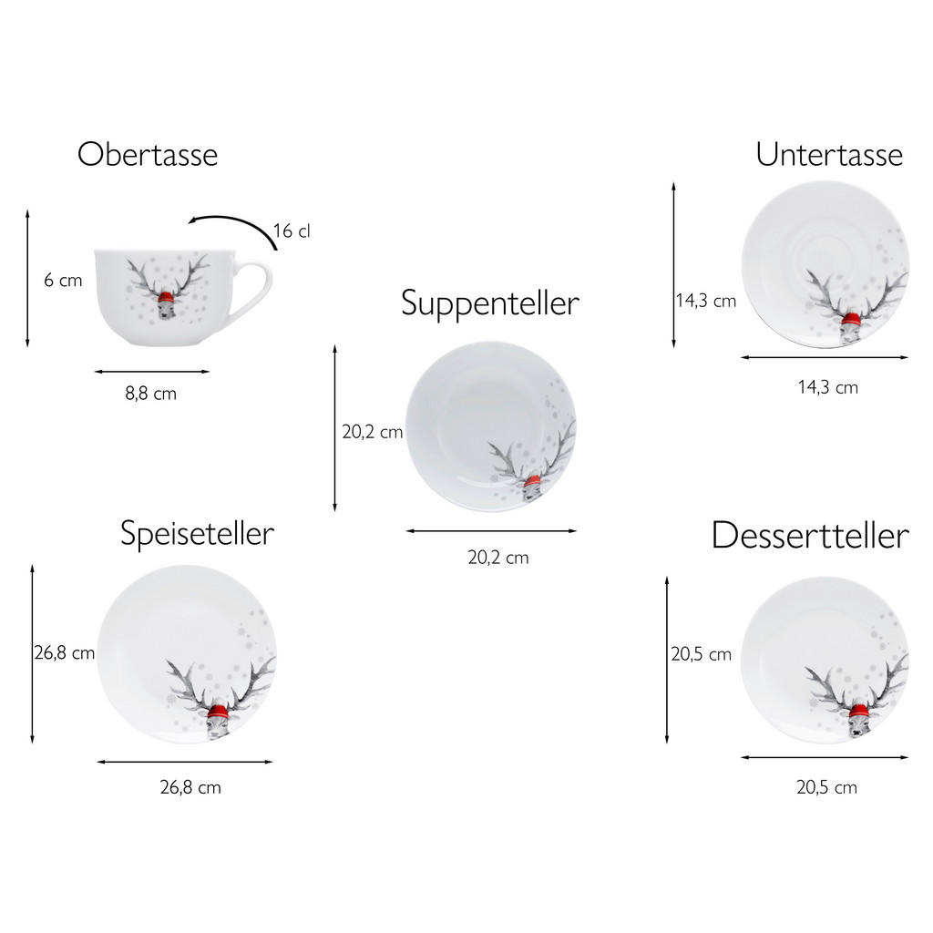 Thumbnail - CreaTable Kombiservice Luna Hirsch