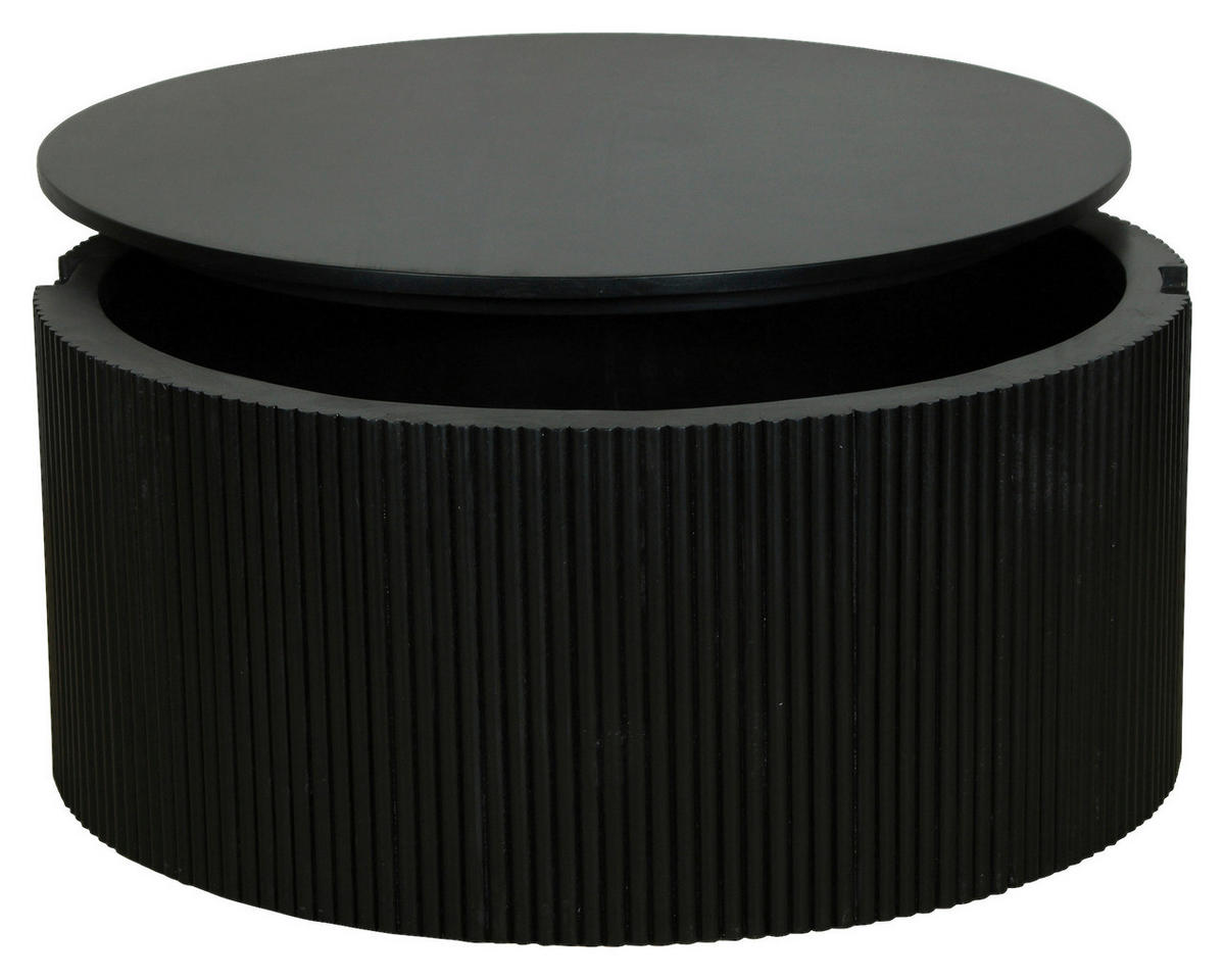 Couchtisch OWEN schwarz H/D: ca. 36x80 cm OWEN - schwarz (80,00/36,00cm) - byLIVING