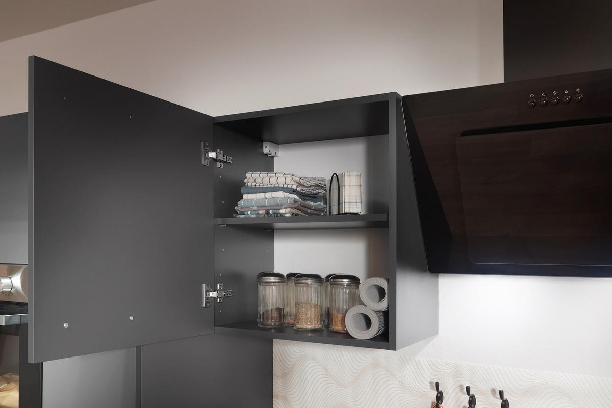 Küchenblock Oliver B/H/T: ca. 370x205x60 cm Oliver - granit/grau (370,00/205,00/60,00cm) - Respekta