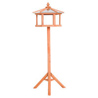PawHut Vogelhaus braun Kiefer H/D: ca. 110x40 cm Vogelhaus - braun (40,00/110,00cm) - PawHut
