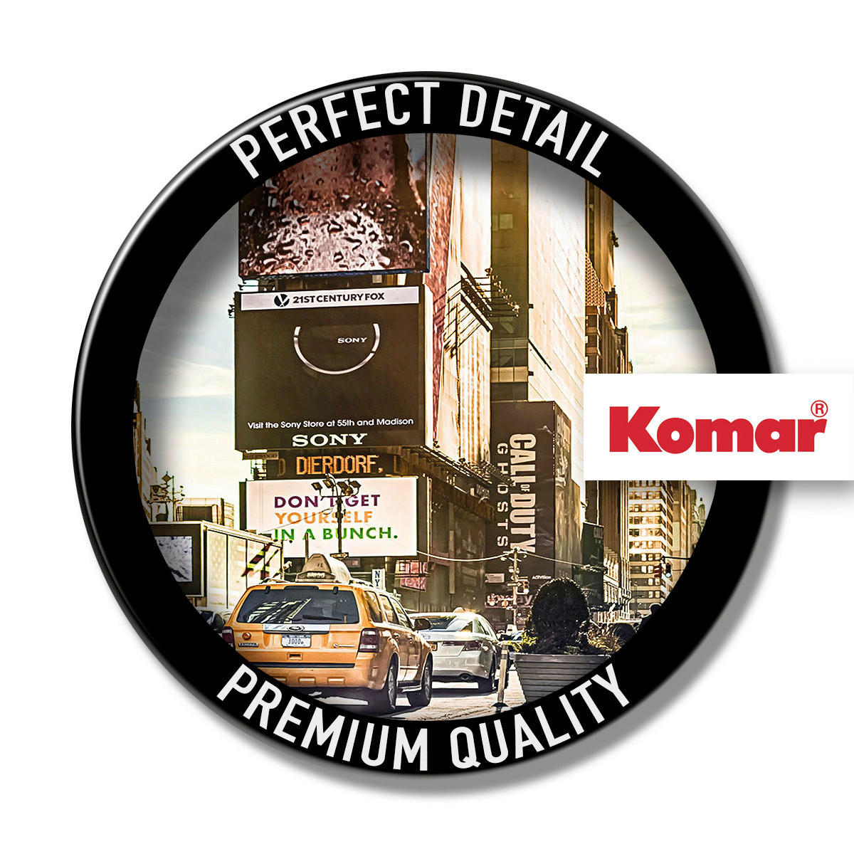Komar Fototapete Times Square B/L: ca. 300x250 cm Times Square - (300,00/250,00cm) - Komar