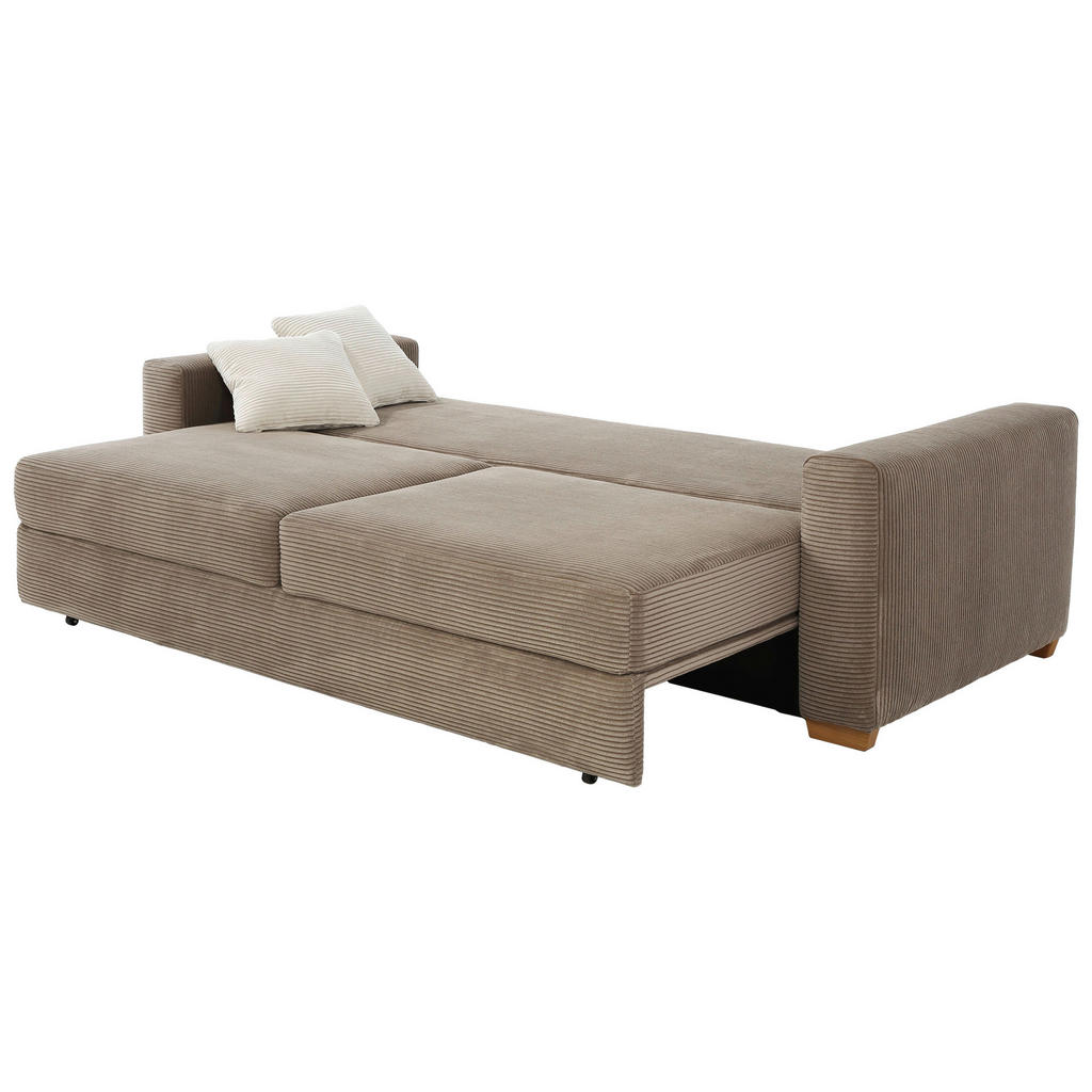 Thumbnail - Schlafsofa taupe B/H/T: ca. 237x90x104 cm