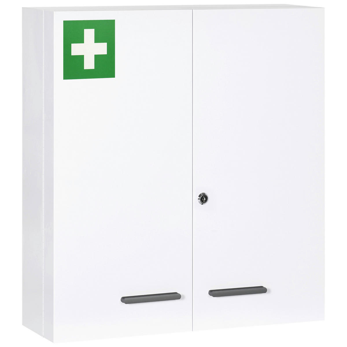 kleankin Medizinschrank weiß Polypropylen B/H/L: ca. 18x55x60 cm Medizinschrank - weiß (60,00/18,00/55,00cm) - kleankin