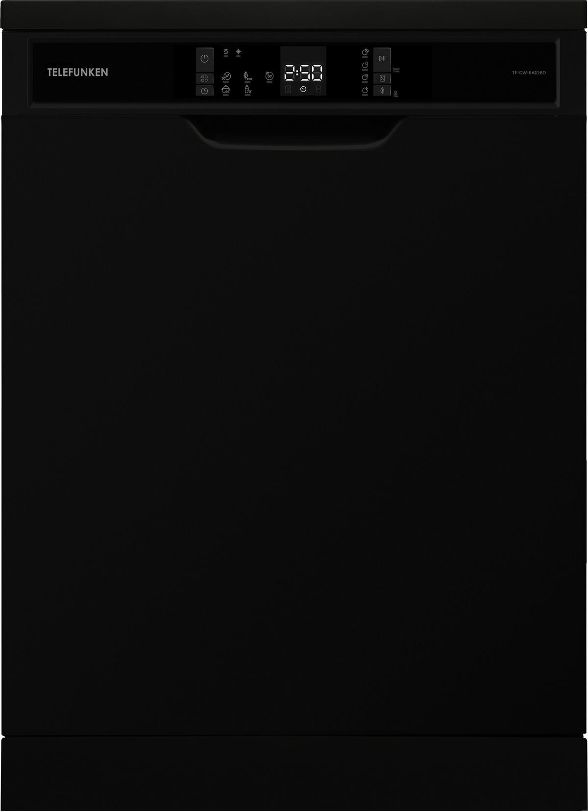 Telefunken Geschirrspüler schwarz B/H/T: ca. 60x85x60 cm Geschirrspüler TF-DW-6A1DBD - schwarz (60,00/85,00/60,00cm) - Telefunken