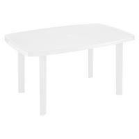 ProGarden Tisch Faro weiß Kunststoff B/H/L: ca. 90x72x140 cm Faro - weiß (140,00/90,00/72,00cm) - ProGarden