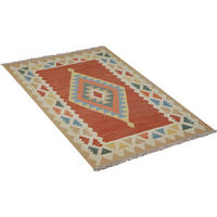 PersaTepp Teppich Kelim Gashgai beige B/H/L: ca. 108x1x150 cm Kelim Gashgai - beige/rot (150,00/108,00/1,00cm) - PersaTepp