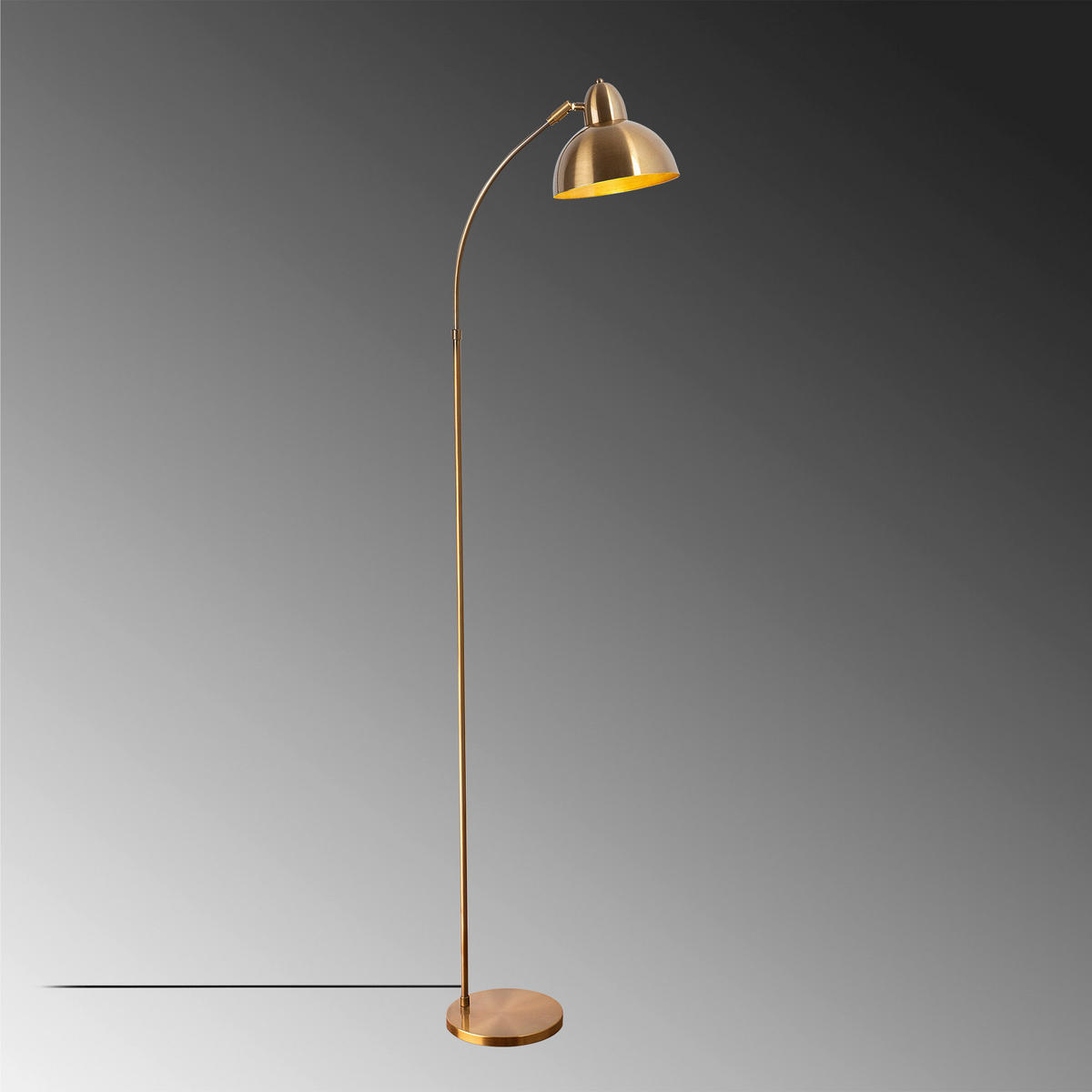 Opviq Stehleuchte Varzan bronze Metall B/H/T/L/D: ca. 43x162x43x20x21 cm E27 1 Brennstellen Varzan - bronze (20,00/43,00/162,00cm) - Opviq