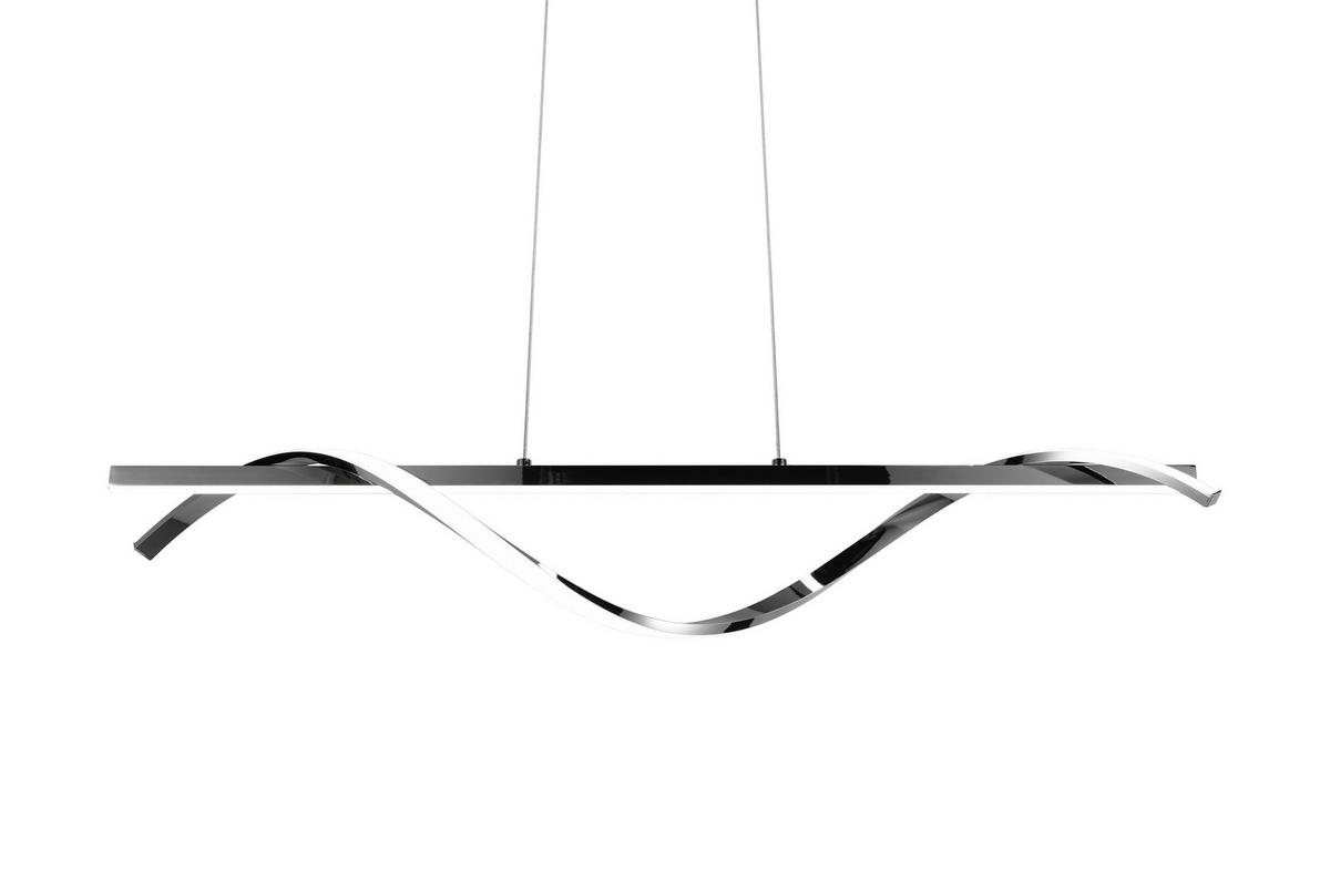 Reality LED-Pendelleuchte R32201106 Isabel Chrom Metall B/H/T: ca. 100x150x18 cm 1.0 Brennstellen Isabel - Chrom (100,00/150,00/18,00cm) - Reality