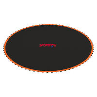 SPORTNOW Trampolin-Sprungtuch orange B/H/L: ca. 323x1x323 cm Trampolin-Sprungtuch - orange/schwarz (323,00/323,00/1,00cm) - SPORTNOW