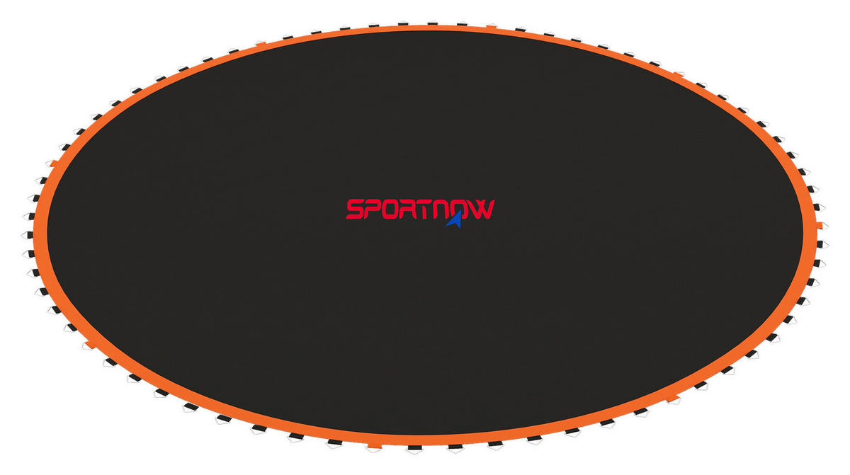 SPORTNOW Trampolin-Sprungtuch orange B/H/L: ca. 323x1x323 cm Trampolin-Sprungtuch - orange/schwarz (323,00/323,00/1,00cm) - SPORTNOW