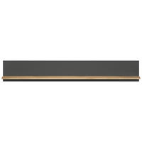 Wandboard Esteban anthrazit Eiche Evoke Coast Nachbildung B/H/T: ca. 167x25x17 cm Esteban - Eiche/anthrazit (167,00/25,00/17,00cm)