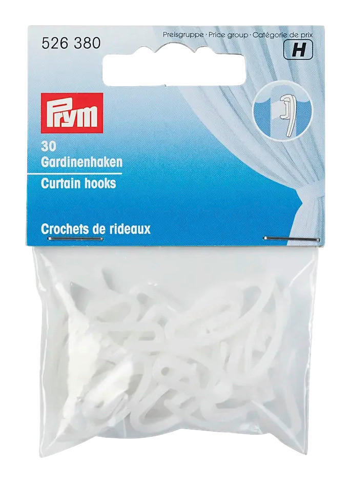 Gardinenhaken weiß 30 Packstücke Gardinenhaken_Prym_30erPack - weiß - Prym
