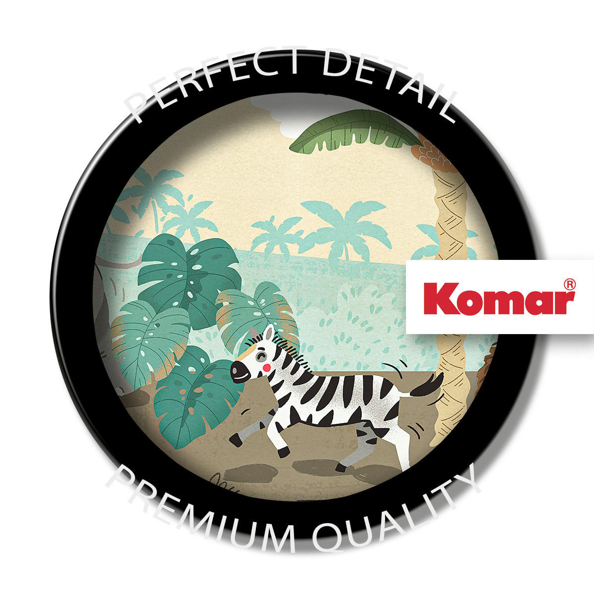 Komar Fototapete Baby Safari B/L: ca. 350x250 cm Baby Safari - (350,00/250,00cm) - Komar