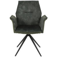 Hela Sessel SUSANNE I S grün Stoff B/H/T: ca. 65x92x64 cm SUSANNE I S - schwarz/grün (65,00/92,00/64,00cm) - Hela