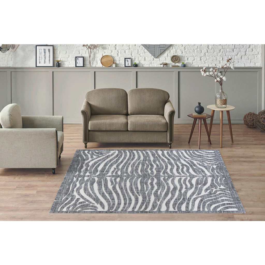 Thumbnail - 360Living Teppich Sarai grau B/L: ca. 120x170 cm