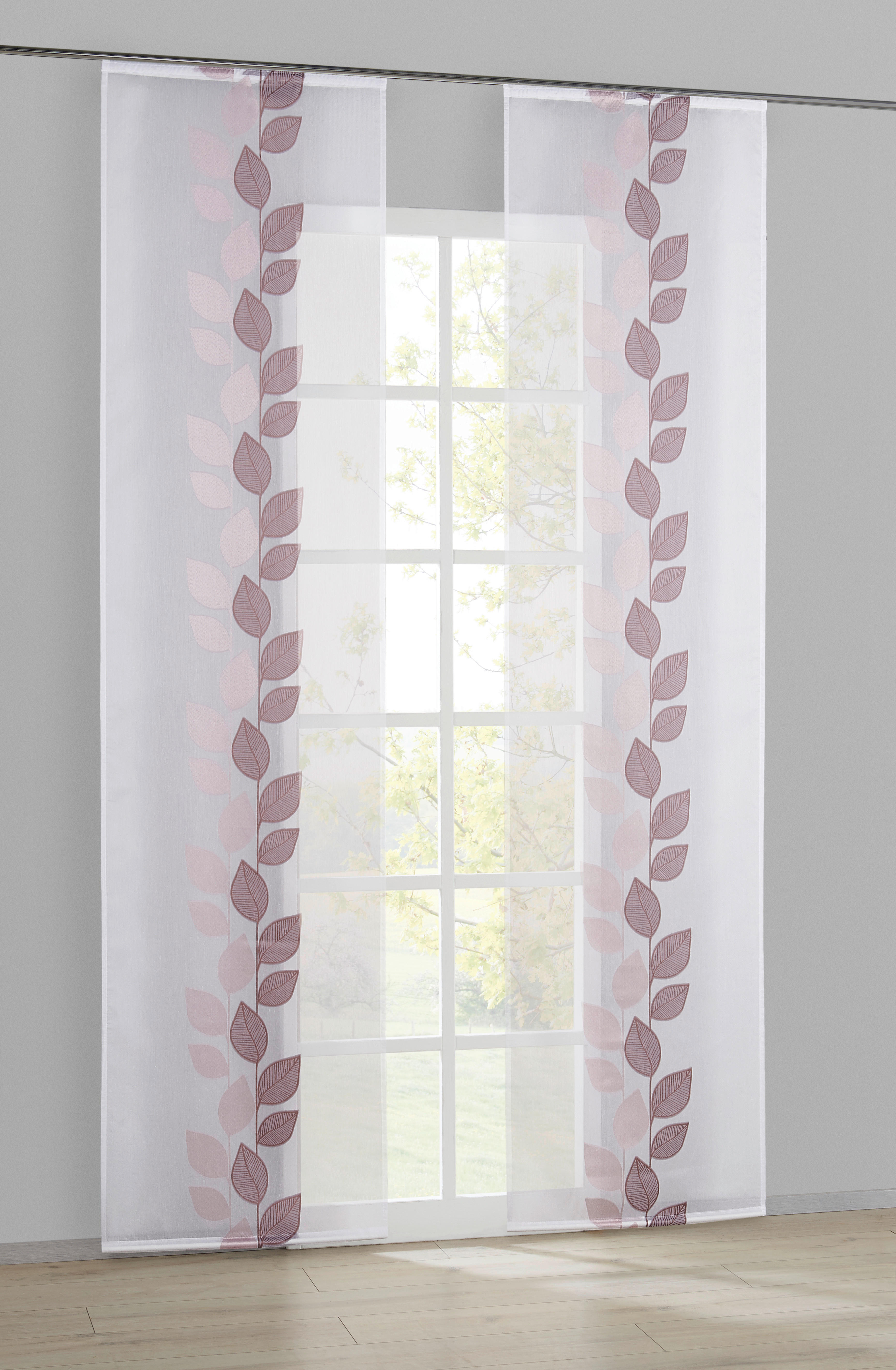 Schiebevorhang Pantheon rosé B/L: ca. 60x245 cm Pantheon - rosé (60,00/245,00cm) - POCOline