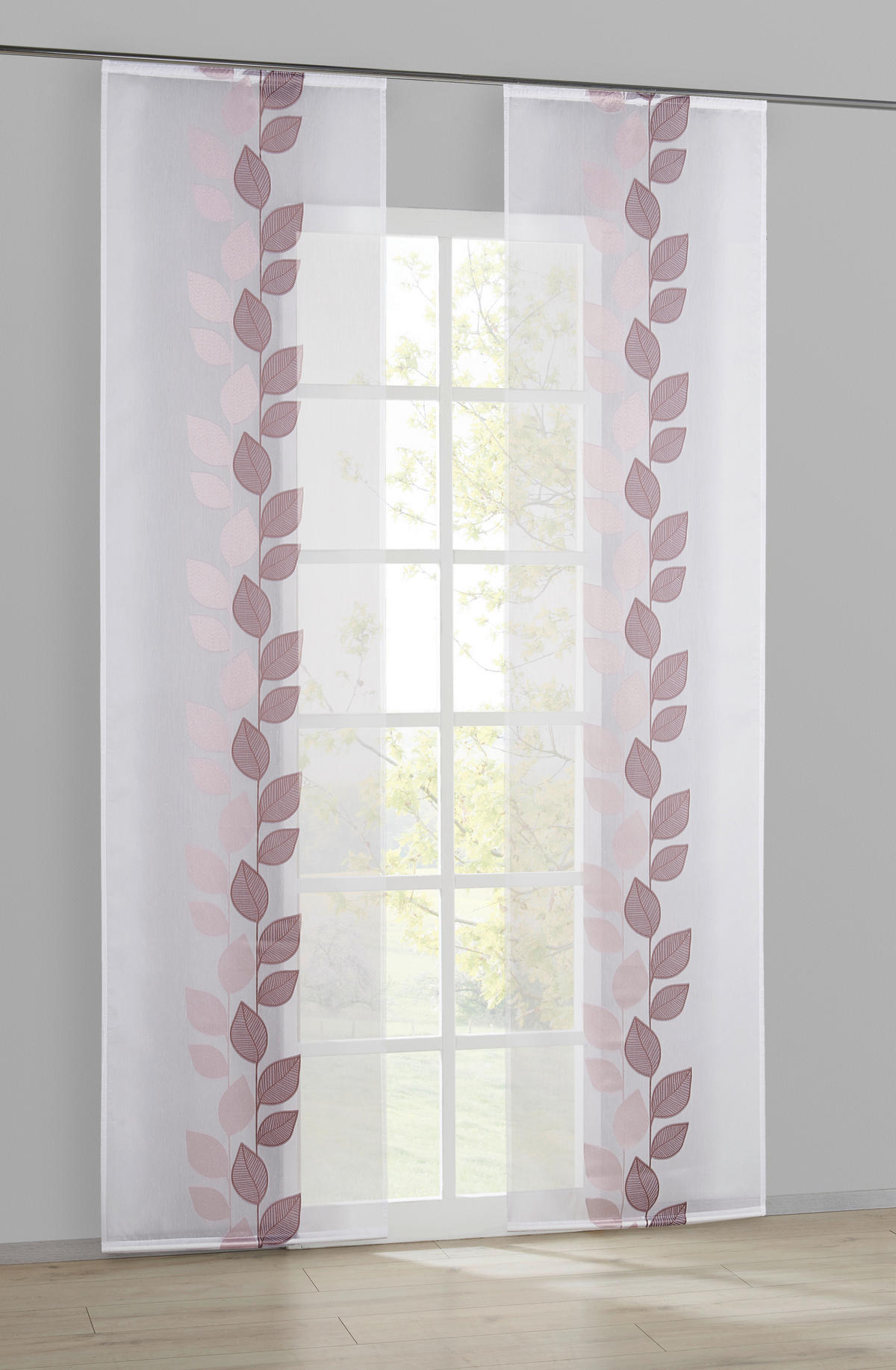 Schiebevorhang Pantheon rosé B/L: ca. 60x245 cm Pantheon - rosé (60,00/245,00cm) - POCOline