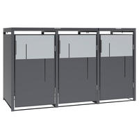 Westmann Mülltonnenbox Tonus anthrazit B/H/L: ca. 198x116x80 cm Tonus - anthrazit (80,00/198,00/116,00cm) - Westmann