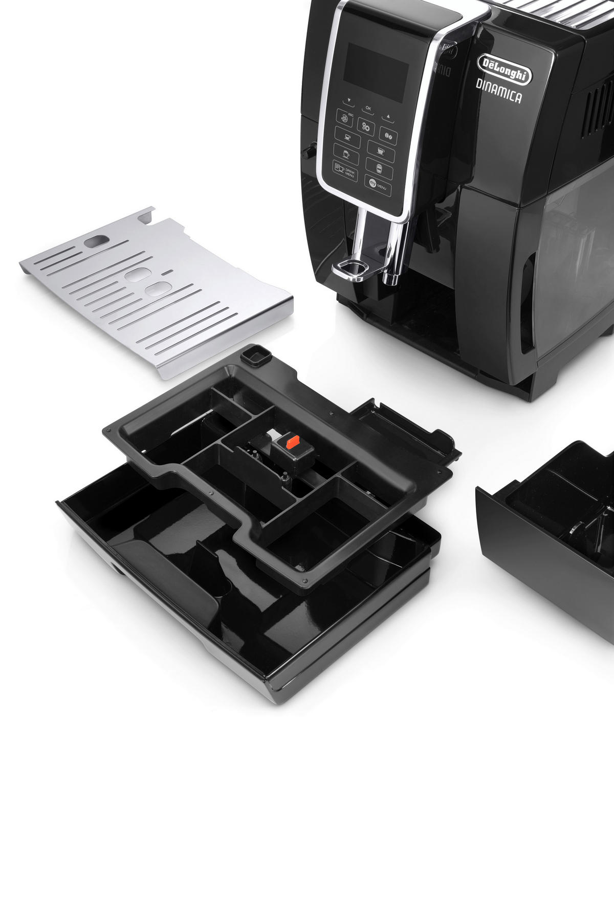 DeLonghi Kaffeevollautomat ECAM350.55.B schwarz Kunststoff B/H/T: ca. 24x35x43 cm Kaffeevollautomat ECAM350.55.B - schwarz (24,00/35,00/43,00cm) - DeLonghi