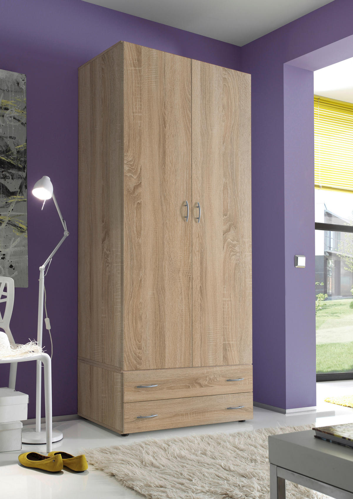 Schrankuntersatz Joe/Base 2 Eiche Sonoma Nachbildung B/H/T: ca. 81x33x51 cm Joe/Base 2 - Eiche (81,00/33,00/51,00cm)