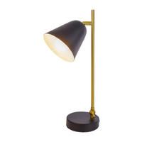 Näve Leuchten Tischleuchte NV3188822 mattschwarz Metall H/D: ca. 43x12 cm E14 1 Brennstellen Triton - mattschwarz (12,00/43,00cm) - Näve Leuchten
