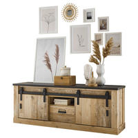 TV-Lowboard Sherwood B/H/T: ca. 160x60x42 cm Sherwood - Eiche/anthrazit (160,00/60,00/42,00cm)