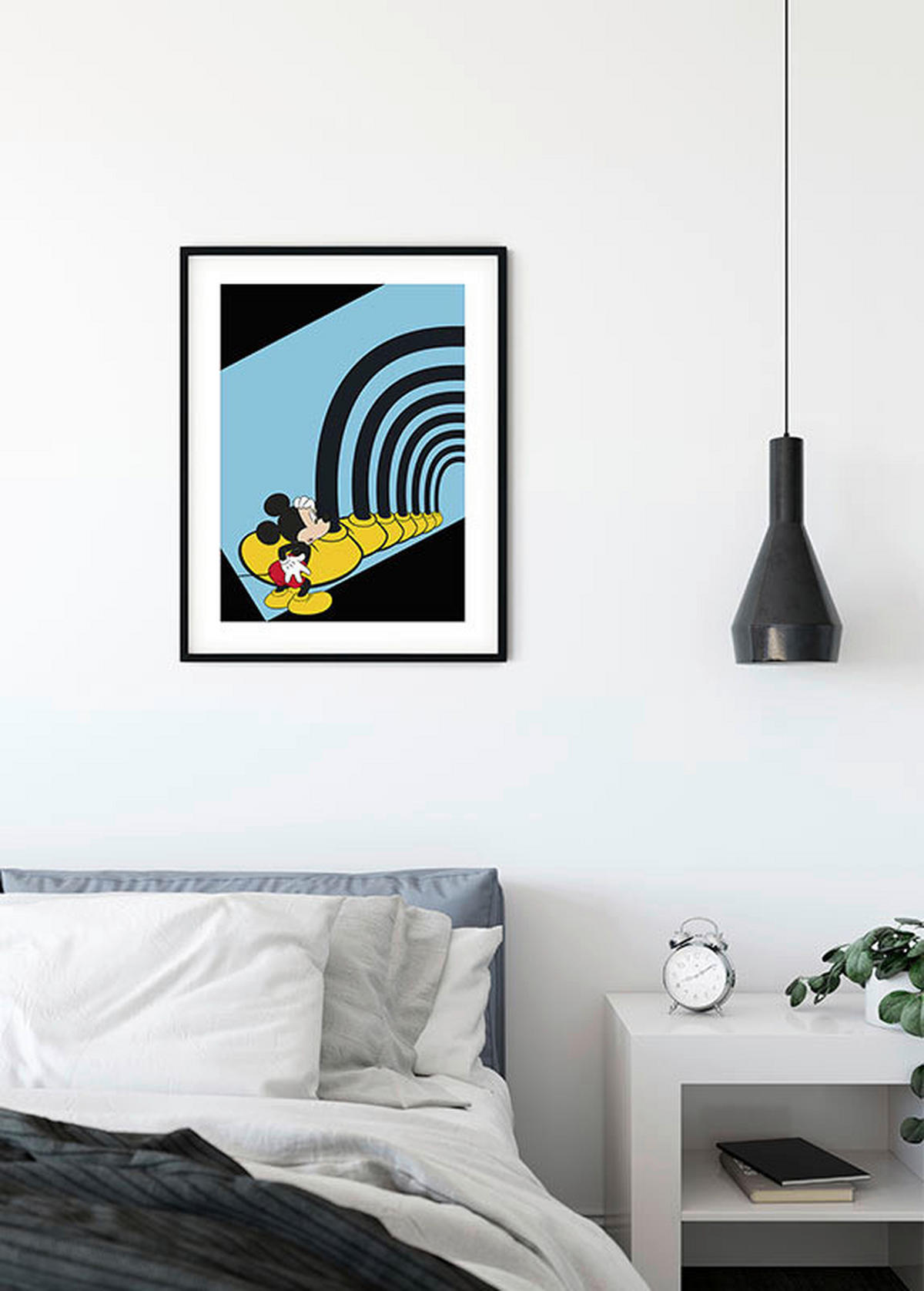 Komar Poster Mickey Mouse Foot Tunnel Disney B/L: ca. 30x40 cm Mickey Mouse Foot Tunnel - (30,00/40,00cm) - Komar