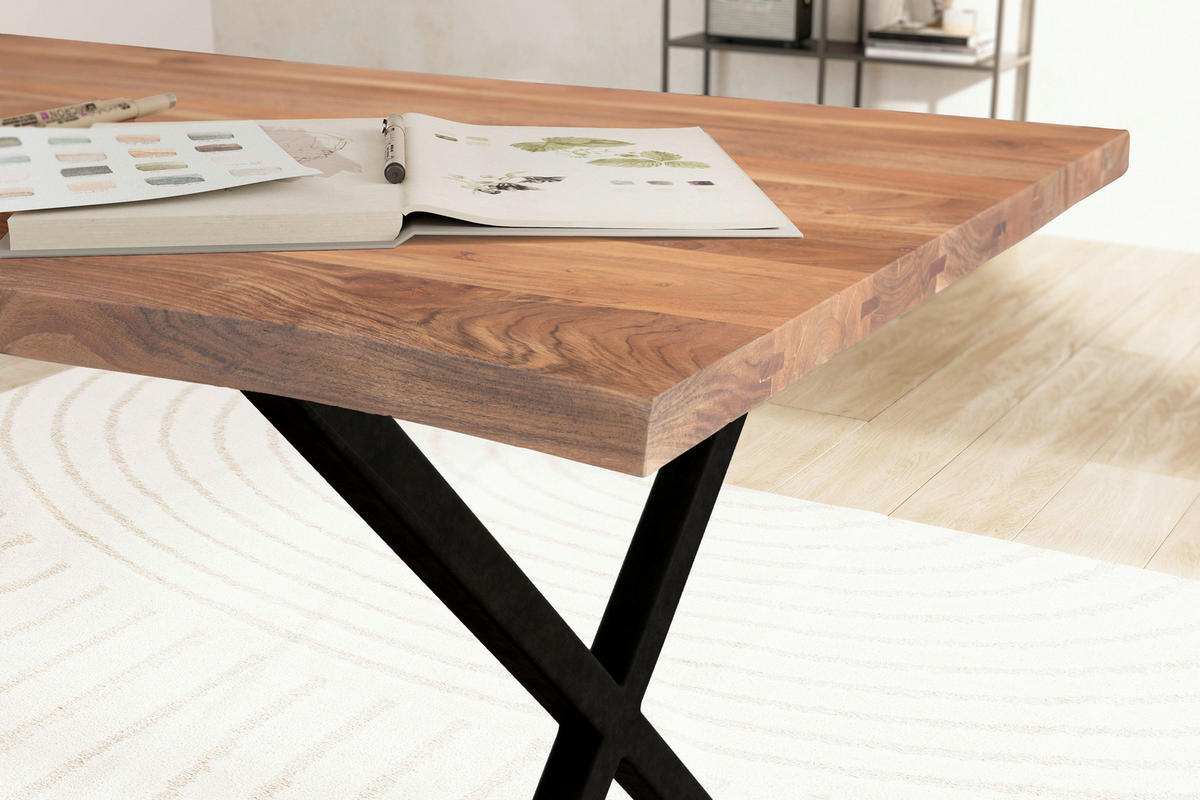 Schreibtisch B/H/T: ca. 140x76x80 cm Schreibtisch - (140,00/76,00/80,00cm) - Wohnling