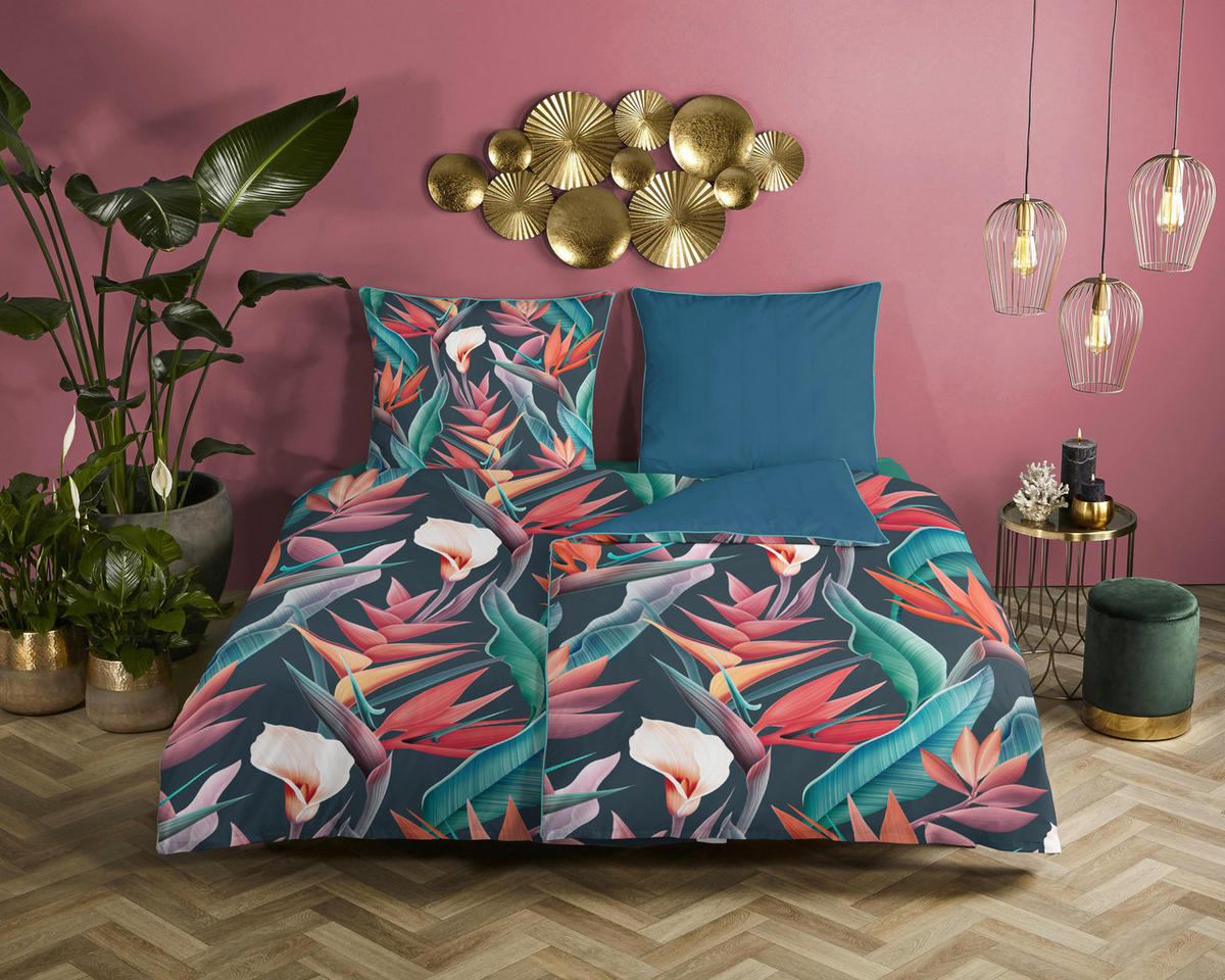 Baumwoll Bettwäsche Chloe Satin Chloe - Multi (200,00/200,00cm) - Descanso