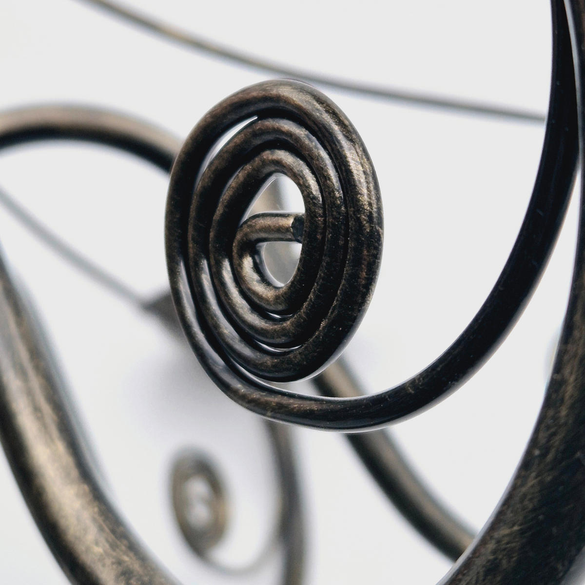 Lamkur Kronleuchter schwarz Stahl B/H/L: ca. 57x72x57 cm E14 6 Brennstellen DONATO - schwarz (57,00/57,00/72,00cm) - Lamkur