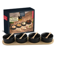 Moritz & Moritz Servierset schwarz Keramik Servierset_9tlg. - schwarz - Moritz & Moritz
