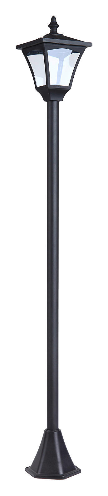 Solar Laterne 842-107 schwarz Kunststoff B/H/L: ca. 15x120x15 cm Solar Laterne 842-107 - schwarz (15,00/15,00/120,00cm) - Outsunny