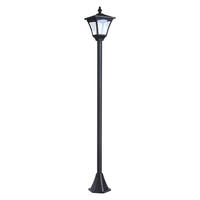 Solar Laterne 842-107 schwarz Kunststoff B/H/L: ca. 15x120x15 cm Solar Laterne 842-107 - schwarz (15,00/15,00/120,00cm) - Outsunny