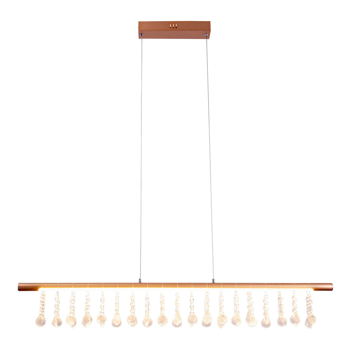 Näve Leuchten Pendelleuchte 7093158 gold Metall Kunststoff B/H/T: ca. 6x120x100 cm null 1 Brennstellen Nobilis - gold (6,00/120,00/100,00cm) - Näve Leuchten