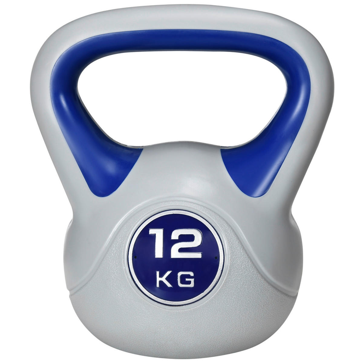 SPORTNOW Kettlebell blau Kunststoff B/H/L: ca. 17x28x24 cm Kettlebell 12kg - blau (24,00/17,00/28,00cm) - SPORTNOW