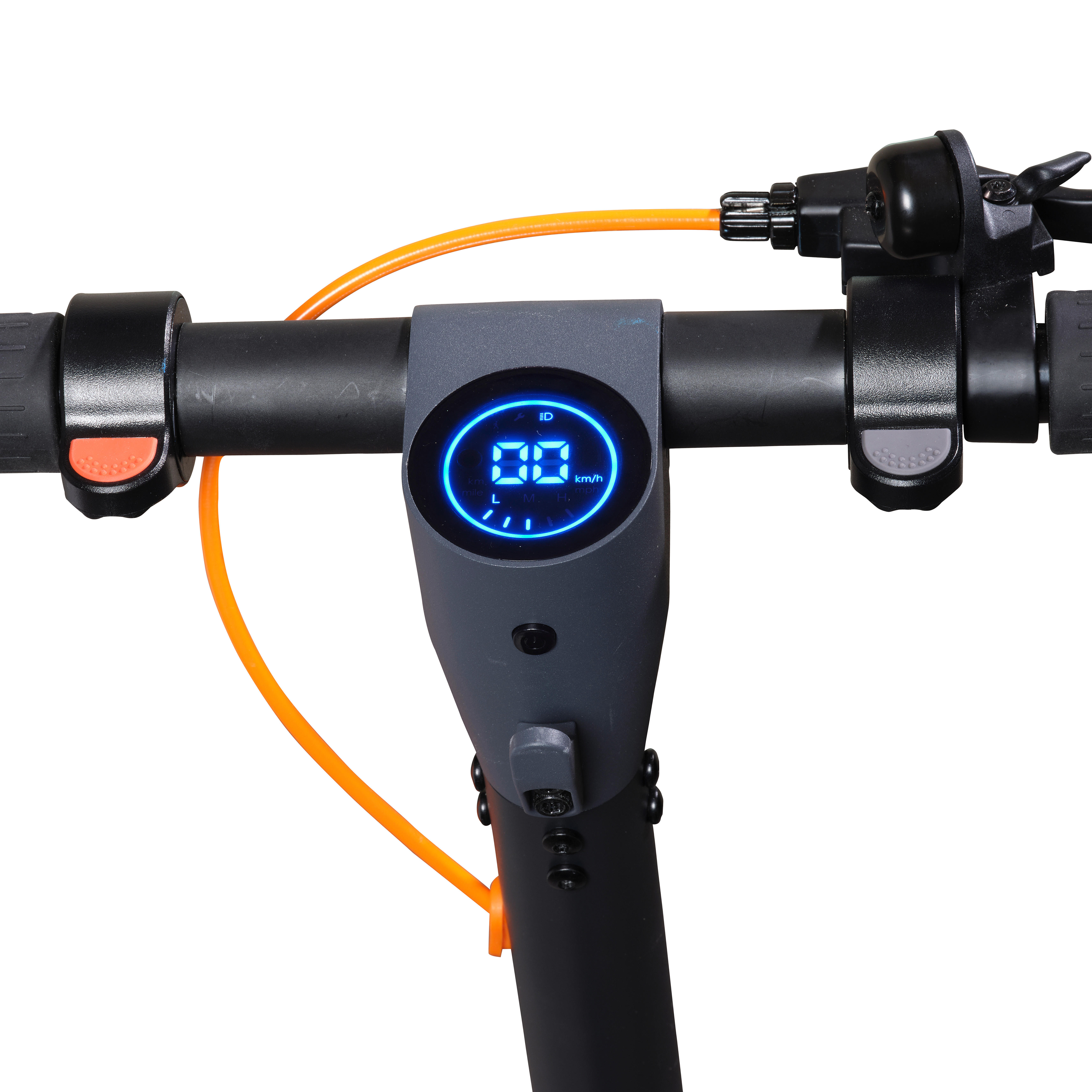 Denver E-Scooter Donar SEL-10360 10 Zoll Rahmenhöhe 119 cm 3 Gänge graublau graublau ca. 350 W ca. 36 V ca. 10 Zoll Donar - graublau - Denver
