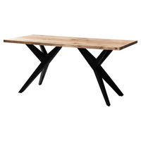 Esstisch braun B/H/T: ca. 120x76x60 cm Esszimmertisch - braun (120,00/76,00/60,00cm) - Wohnling