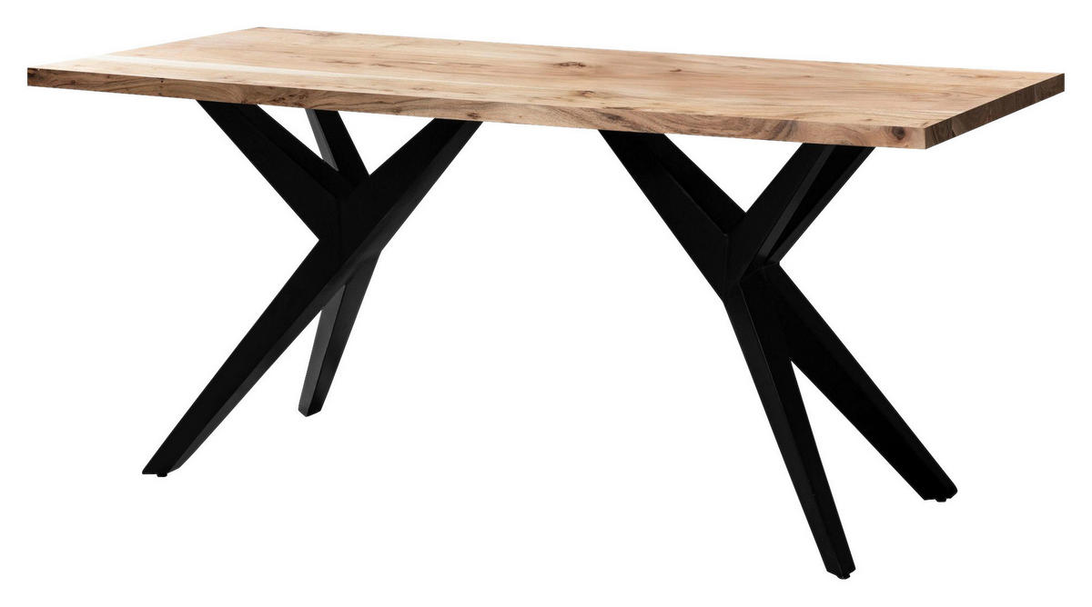 Esstisch braun B/H/T: ca. 120x76x60 cm Esszimmertisch - braun (120,00/76,00/60,00cm) - Wohnling
