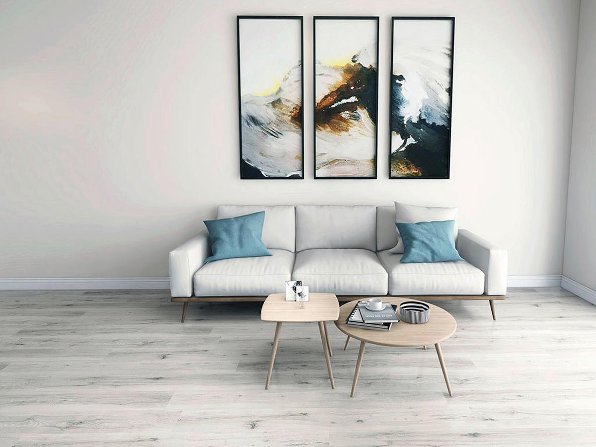 Check One Click-Vinylboden Varrel ca. 2,196 m² im Paket  B/L: ca. 18x122 cm pro Paket Varrel ca. 2,196 m² im Paket - Eiche (18,00/122,00cm) - Check One