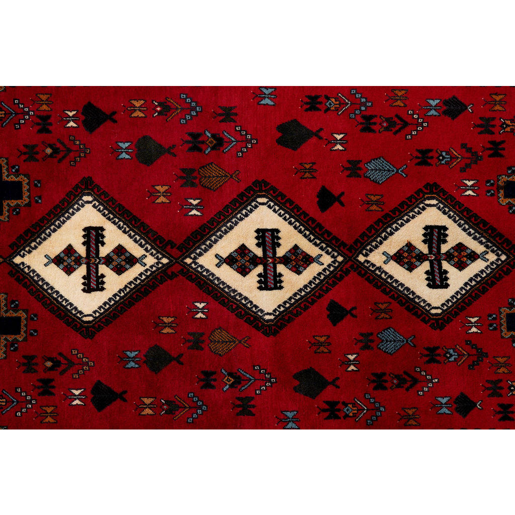 Thumbnail - PersaTepp Teppich Afshar rot B/H/L: ca. 163x1x234 cm