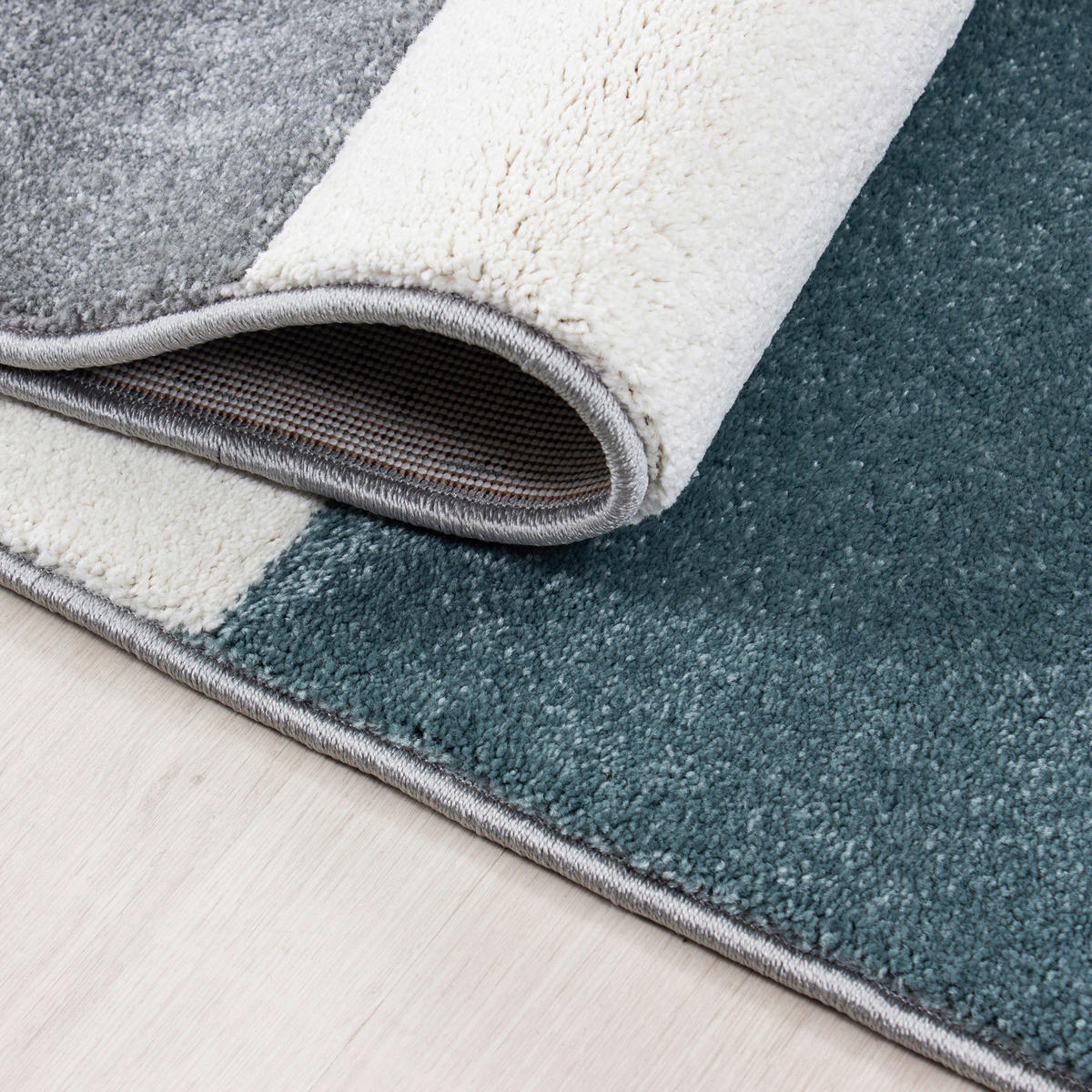 Ayyildiz Teppich HAWAII blau B/L: ca. 240x340 cm HAWAII - blau (240,00/340,00cm) - Ayyildiz