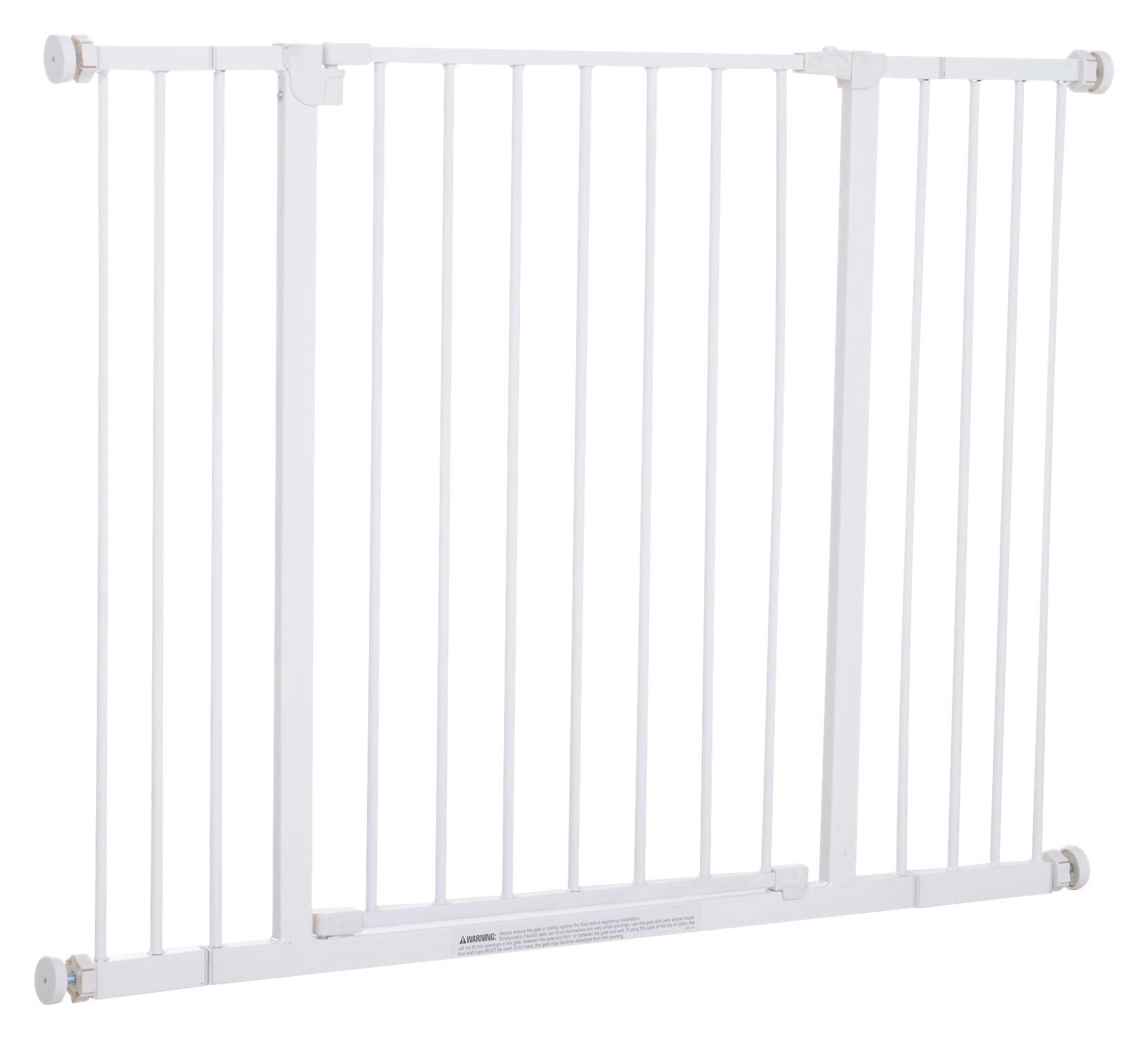PawHut Türschutzgitter weiß Kunststoff B/H/T: ca. 107x76x4 cm Türschutzgitter - weiß (107,00/76,00/4,00cm) - PawHut