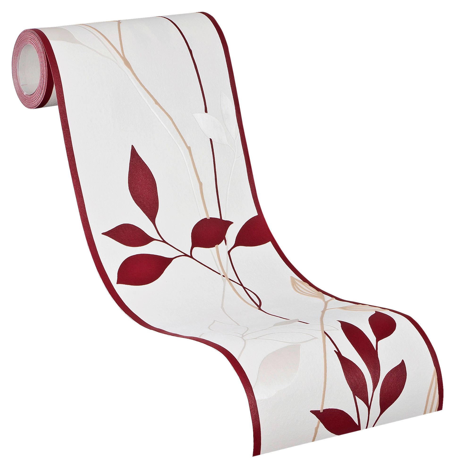 A.S.Creation Bordüre rot creme B/H/D: ca. 17x500x7 cm Bordüre_Vlies - creme/rot (7,00/500,00cm) - A.S.Creation