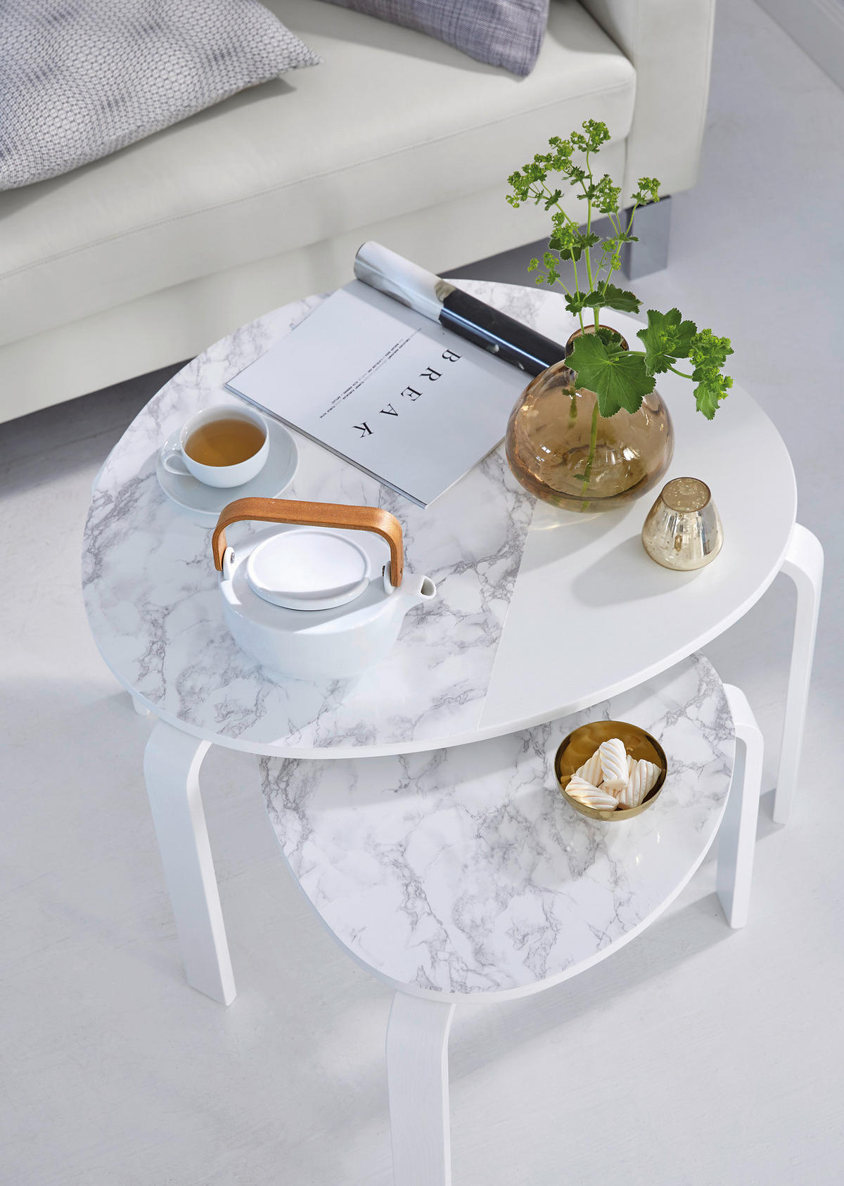 d-c-fix Dekofolie Marmoroptik grau weiß B/L: ca. 67,5x200 cm Klebefolie_d-c-fix_F3468306 - weiß/grau (67,50/200,00cm) - d-c-fix