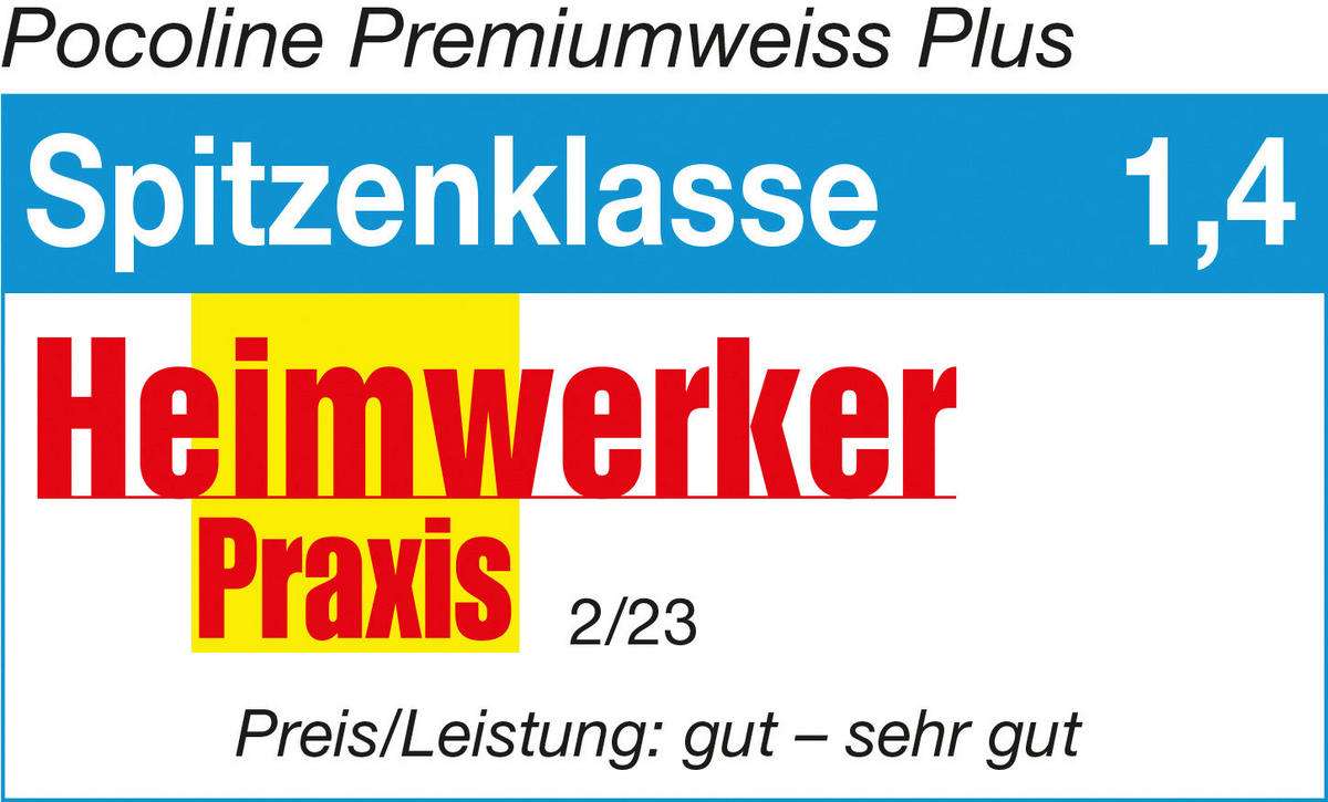 POCOline Raumfarbe Premium Plus weiß ca. 0,1 l Premium Plus - weiß (100ml) - POCOline