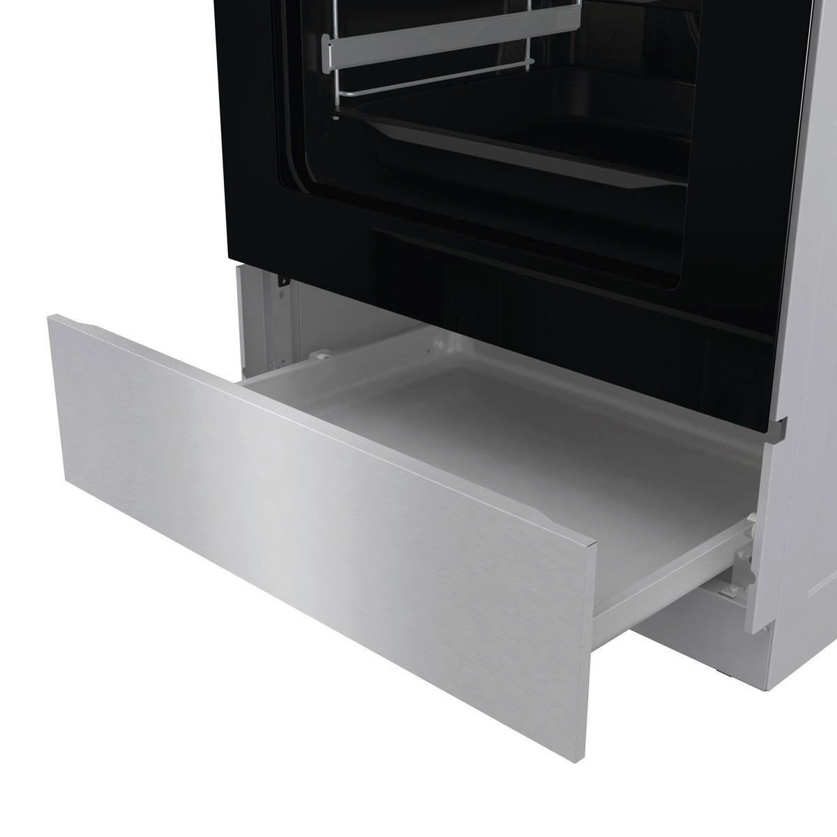 Gorenje Stand-Elektroherd GECS6C70XPA Edelstahloptik B/H/T: ca. 60x85x60 cm Stand-Elektroherd GECS6C70XPA - Edelstahloptik (60,00/85,00/60,00cm) - Gorenje