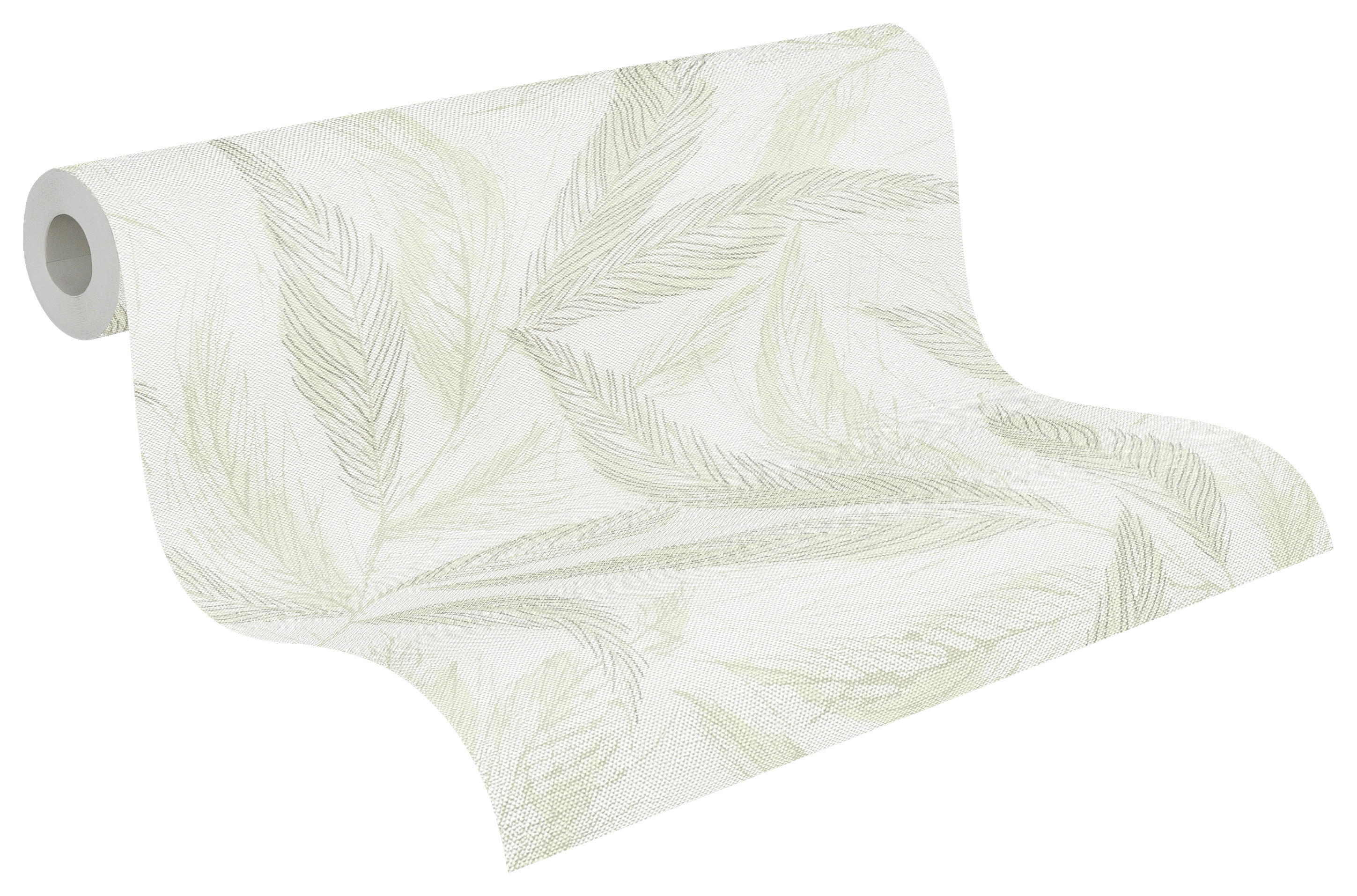 A.S.Création Vliestapete silber grün creme B/H/D: ca. 53x1005x9,4 cm Vliestapete - creme/grün (9,40/1005,00cm) - A.S.Creation